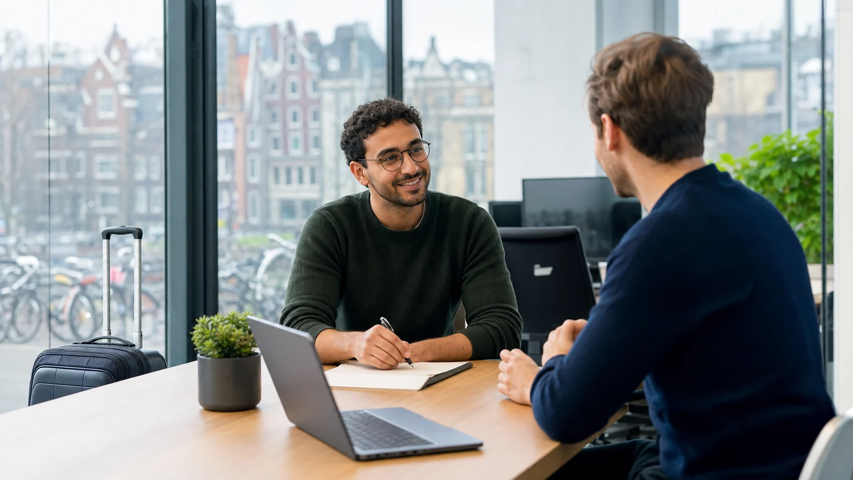 Team working in the office
